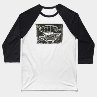 steampunk airship Baseball T-Shirt